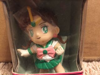 Rare 1994 Bandai Sailor Jupiter (Makoto) Mini Figure Doll - Sailor Moon R - Toei 2