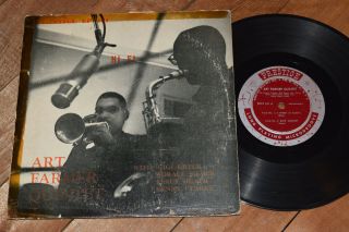 Art Farmer Quintet Rare Prestige 10 " Lp Gigi Gryce Horace Silver Dg Rvg