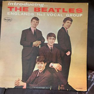 The Beatles Introducing.  Rare Oval Label Vee - Jay Vjlp 1062 63 - 3402 / 3403