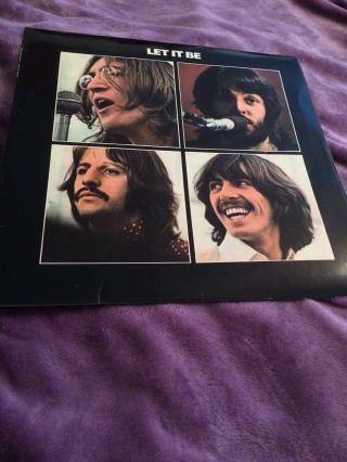 The Beatles Let It Be 1970 Pressing Apple Records Vinyl Matrix 2 U 3u