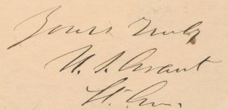 Ulysses S.  Grant - 1864 Autograph Letter Signed - Acquires General - In - Chief Hat 2