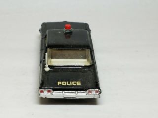 VINTAGE DINKY TOYS 1961 CADILLAC SEDAN POLICE CAR WITH FIGURINES 8