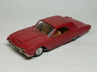 Vintage 1/43 Solido 128 1961 Ford Thunderbird Coupe Red