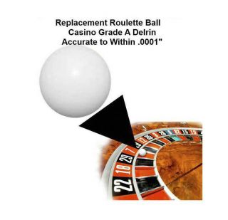 (10) 3/4 Inch Casino Grade Roulette Ball (pill) - Item 20 - 1006x10