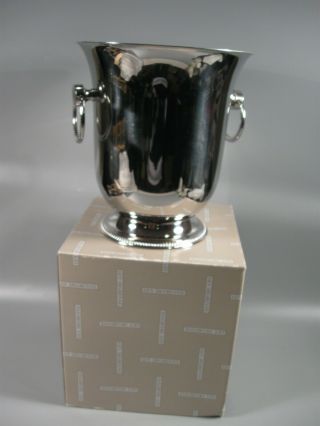 Guy Degrenne Champagne Ice Bucket Wine Cooler 18/10 Stainless France