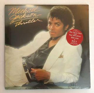 Michael Jackson - Thriller - Factory 1982 Us 1st Press W/ No Mj Credit