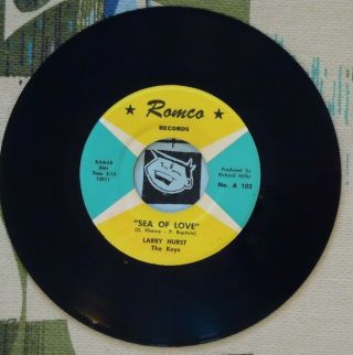Larry Hurst & The Keys 45 Sea Of Love / Linda Lou 1965 M -