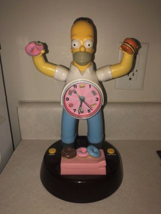 The Simpsons - Vintage Homer Talking Alarm Clock