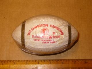 Vintage Ballantine Beer Washington Redskins Mini Football Promo Giveaway 5 "
