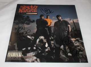 Naughty By Nature Signed 12x12 Photo