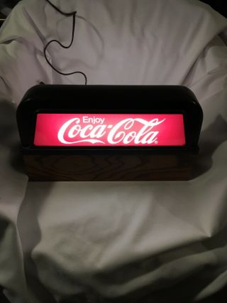 1950 ' s Coca Cola Light Up Counter Sign Display 2