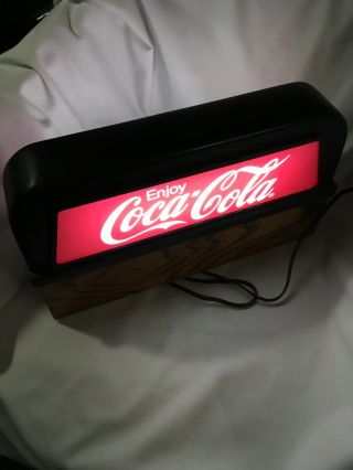 1950 ' s Coca Cola Light Up Counter Sign Display 4