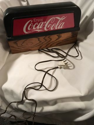 1950 ' s Coca Cola Light Up Counter Sign Display 6