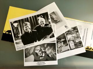 Lion King Animated Movie Disney Records Press Kit with Photos Elton John,  More 4