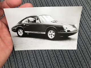 Porsche 911 R Factory Press Photo 1968 Rarest Of The Rare Very Unusual Rs Rsr