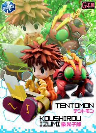 Megahouse Gem Digimon Adventure Izzy Izumi (koushiro Izumi) & Tentomon
