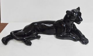 Black Panther Figurine By Amers - Vtg.  Mid Century Modern - 18 " Long.