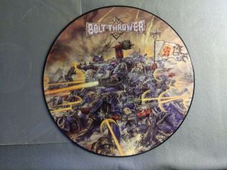 Bolt Thrower Realm Of Chaos Orig 1989 Earache Picture Disc Lp Vinyl