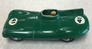 Vintage Matchbox Lesney 41 Jaguar D - Type W/ Wire Wheels Decals & Driver