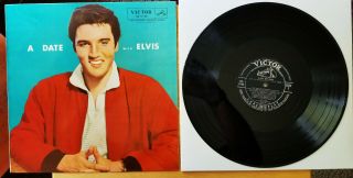 Wow Vinyl Elvis Presley " A Date With Elvis " Ra - 5182 Victor Japan