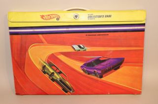 1968 Mattel Hot Wheels Redline 48 Car Collectors Case W/ Adjustable Compartments