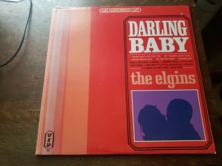 Lp: The Elgins Darling Baby - Vip 400 (stereo) - Holland Dozier Motown - Nm/nm