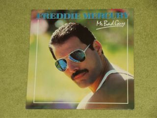 Queen / Freddie Mercury Mr Bad Guy - Rare 1985 Uk White Label Promo Vinyl Lp