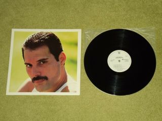 QUEEN / FREDDIE MERCURY Mr Bad Guy - RARE 1985 UK WHITE LABEL PROMO VINYL LP 3