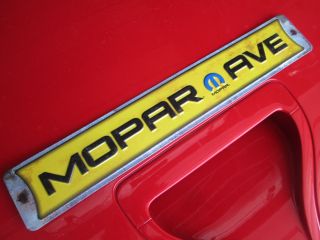Mopar Ave Metal Display Cuda Challenger Chrysler Plymouth Dodge Viper