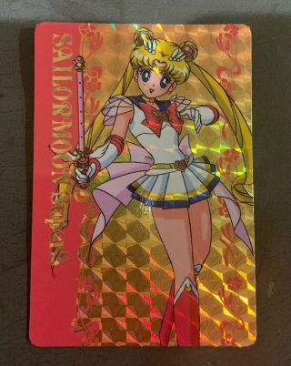Sailormoon Sailor Moon Amada 1995 Japan Hero Part 5 Hard Prism Card Lc - 2