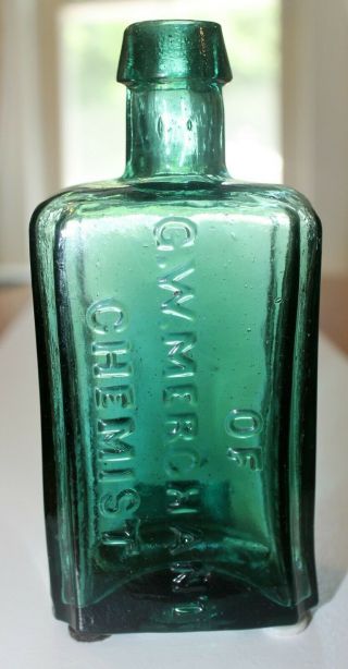 Rare Mold Variant From The Laboratory Of G.  W.  Merchant Chemist Lockport,  N.  Y.