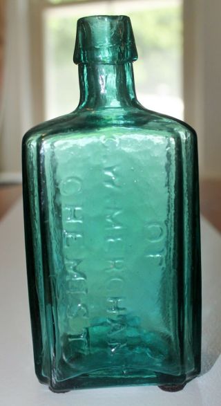 Blue Green From The Laboratory Of G.  W.  Merchant Chemist Lockport N.  Y.