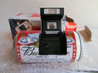 Budweiser Beer Can 35mm Film Camera Vintage