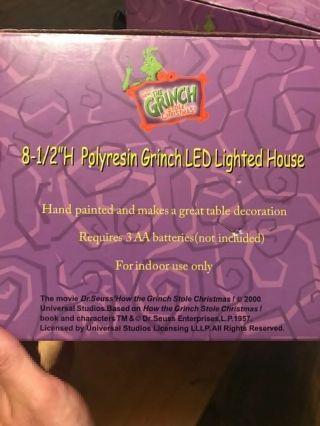 Dr Seuss How The Grinch Stole Christmas Village - 2000 WHOVILLE POST OFFICE RARE 4