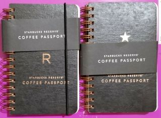 Two 2 Starbucks Reserve And Roastery & Tasting Room Coffee Passport Field Notes