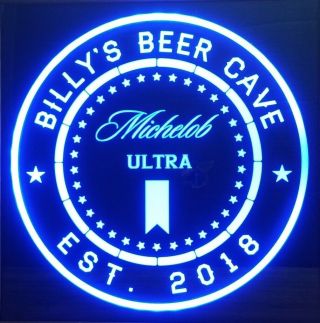 Personalized Michelob Ultra Led 12 X 12 Multi Color Led Sign Led With Remote