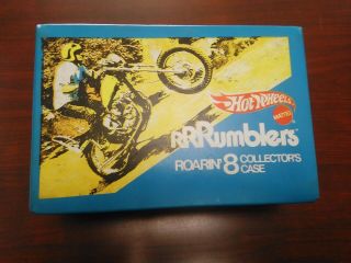 Vintage 1970 Hot Wheels Redline Rrrumblers Roarin 8 Vinyl Collector Case