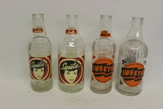 4 Sweetie Soda Bottles,  Philadelphia,  Pennsylvania 1940 