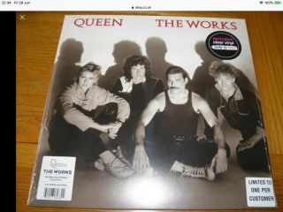 Queen The Hmv Vinyl Week 2019 Clear Vinyl Limited To 1,  500 Copies
