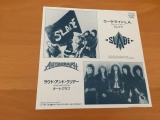 7 Inch Single Slade Ooh La La In L.  A.  Japan Promo Only
