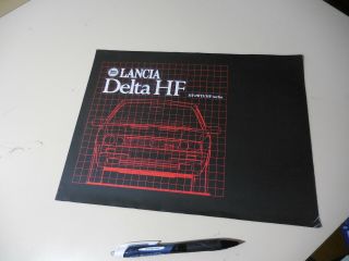 Lancia Delta Hf Japanese Brochure E - L31b5 L31b3 831b5 831b3
