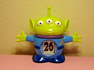Sega Disney Pixar Toy Story Squeeze Toy Alien Perpetual Calendar - Japan