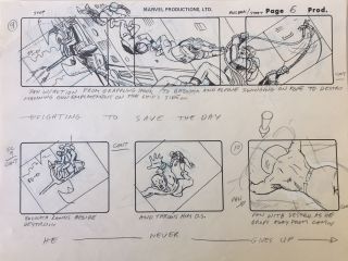G.  I.  Joe Production Storyboards for the Opening Title cel 4