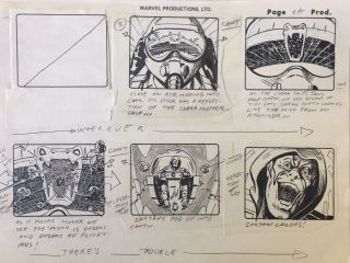 G.  I.  Joe Production Storyboards for the Opening Title cel 7