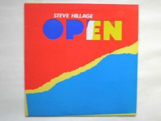 Steve Hillage Open Lp Virgin V2135 Ex/vg,  1979 Die - Cut Sleeve With Inner.  On The