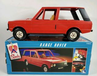 Vintage Sindy Range Rover Large Toy Car Red 1980s