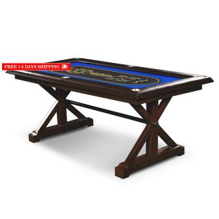 Barrington Premium Solid Wood Poker Table,  Including Board Games,  Card Games,  An