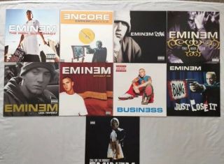 Eminem 7 Vinyl Records Collecton