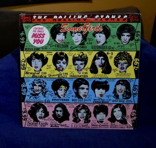 Rolling Stones Very Rare Lp Some Girls 1978 Usa 1stpress W/sticker Oop