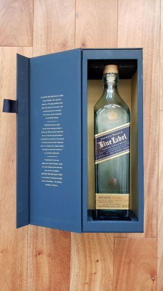 Johnny Walker Blue Label Bottle With Gift Box,  750ml (empty)